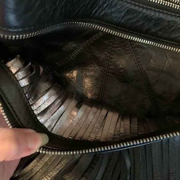 Katherine Kwei Reversible Hobo in Black/Silver - Picture 4 of 4